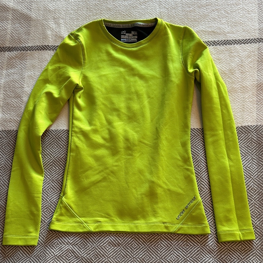 Under Armour Bright Green Long Sleeve Shirt